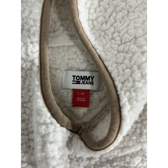 Tommy Hilfiger Sherpa Pullover Jacket Size Large - Picture 2 of 6
